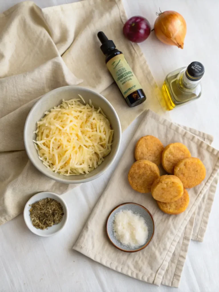 How to Cook Hash Browns in an Air Fryer (Crispy & Easy Guide) Ingredients to cook hash browns in an air fryer