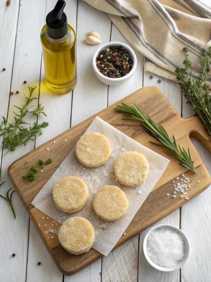 ingredients for how to cook hash brown patties in the air fryer