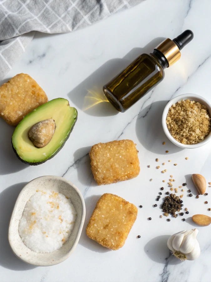 My Favorite Way To Make Hash Brown Patties in Air Fryer Ingredients for air fryer hash brown patties