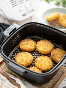 how to cook hash brown patties in the air fryer