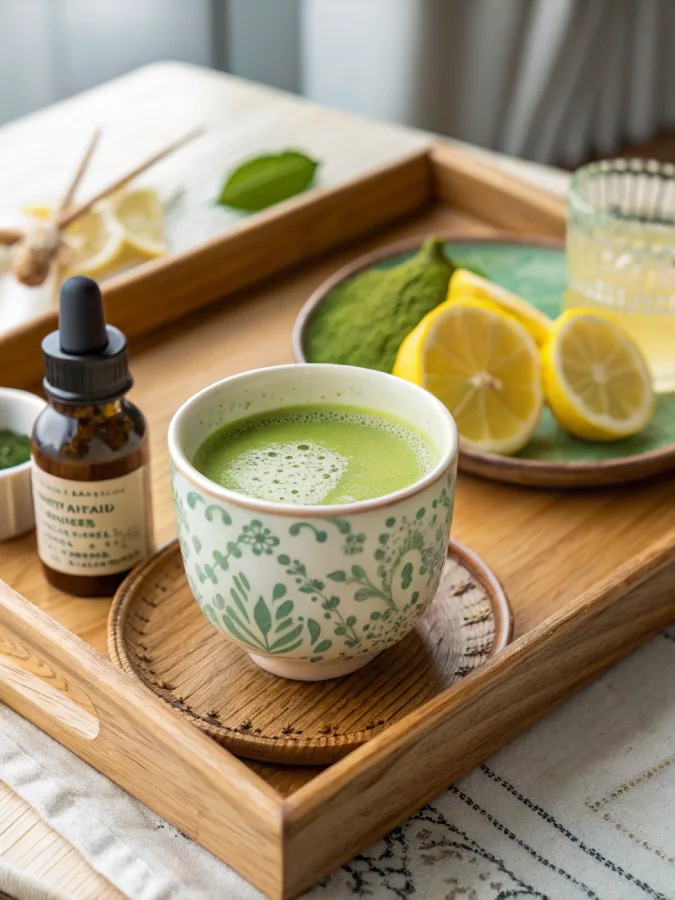 Japanese Mounjaro recipe wellness drink matcha miso