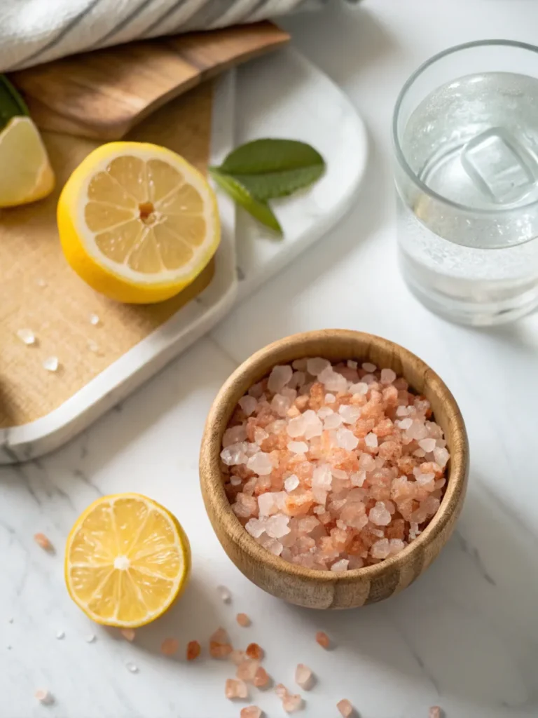 Pink Salt Recipe: Simple Wellness Habit with Real Benefits pink salt recipe with lemon and water