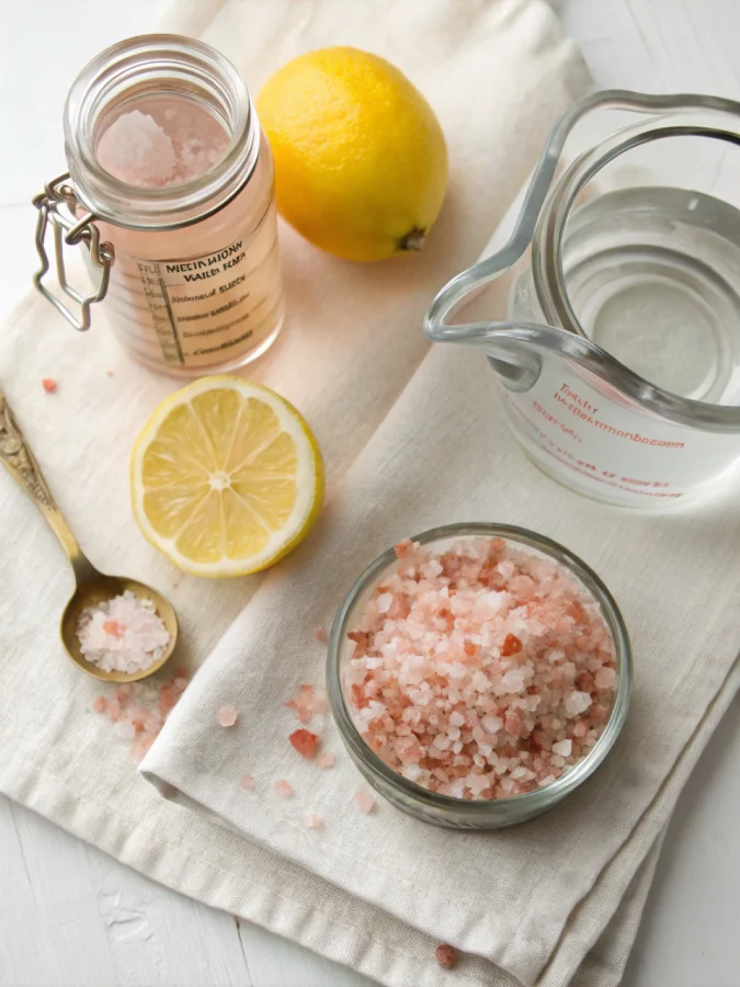 Pink Salt Trick Recipe: Simple Daily Habit That Actually Works pink salt trick recipe ingredients