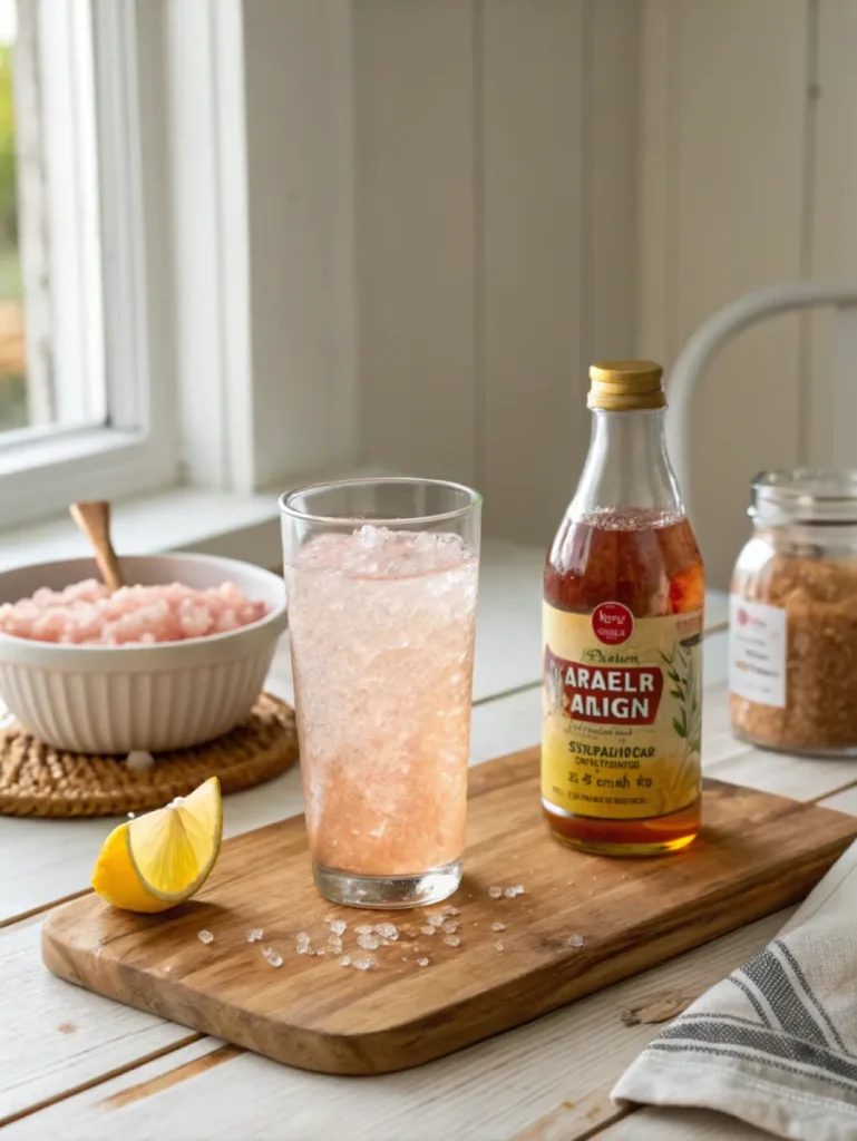 Pink salt trick recipe for weight loss morning drink