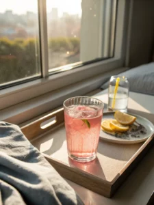 pink salt trick recipe served in morning light
