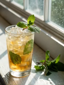 Served Mounjaro drink ready to sip