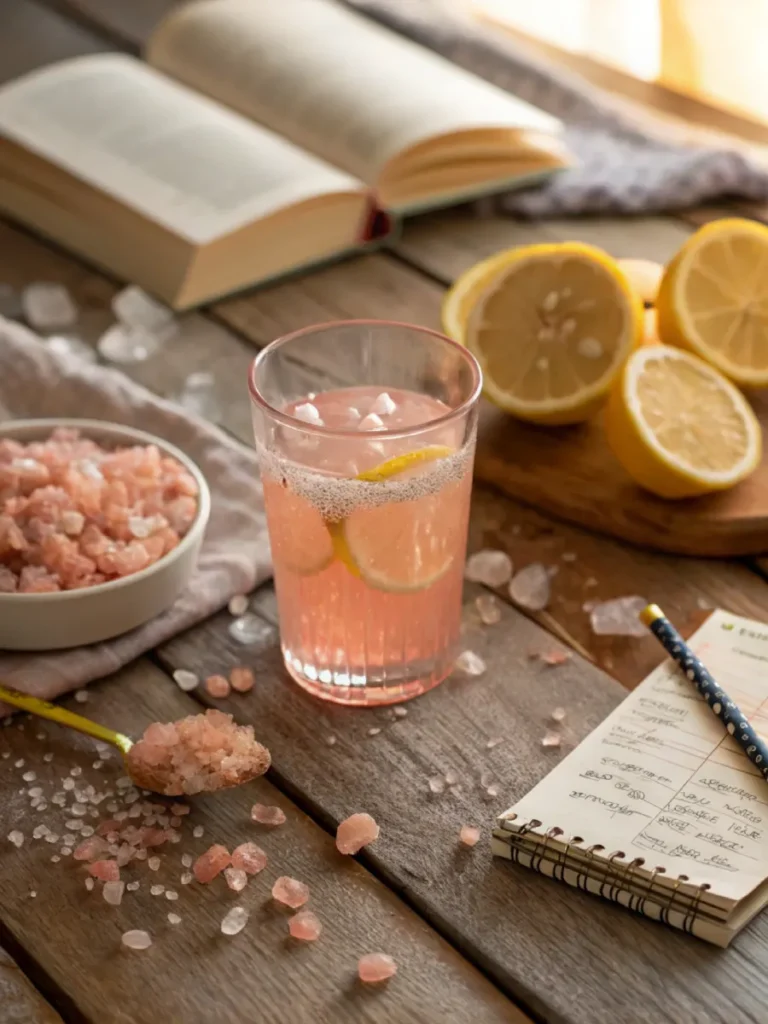 What Is the Pink Salt Trick? Real Benefits + Simple How-To What is The Pink salt trick drink with lemon