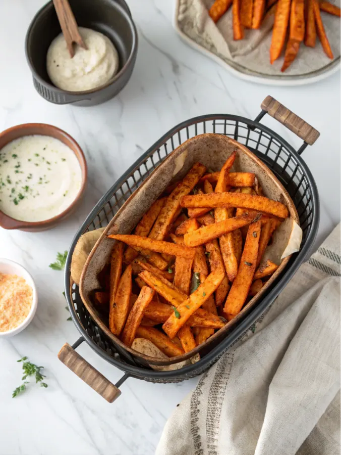 Alexia Sweet Potato Fries in The Air Fryer – Crispy & Perfect Alexia Sweet Potato Fries in The Air Fryer