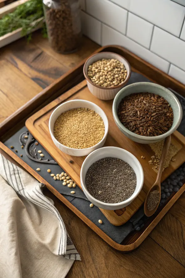 Ingredients for bariatric seed recipe