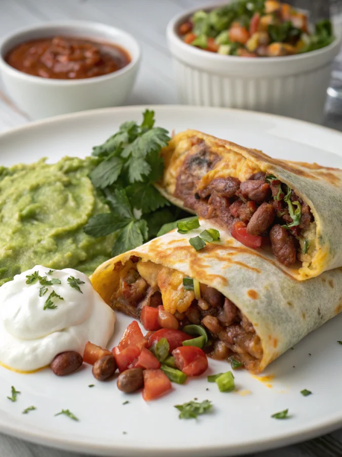 El Monterey Burrito in The Air Fryer: Crispy, Quick & Better Than the Microwave el monterey burrito air fryer served with guacamole