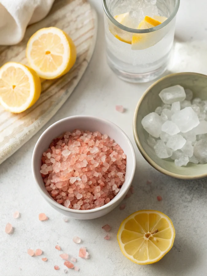 Japanese Pink Salt and Ice Recipe Ingredients for Japanese pink salt and ice recipe