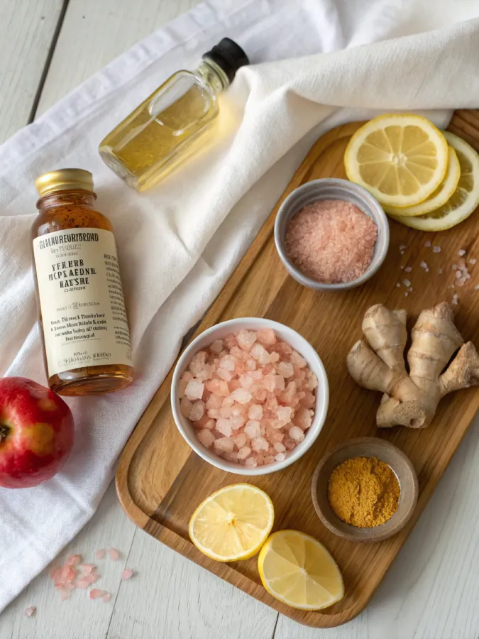 Homemade Mounjaro Recipe with Pink Salt Ingredients for homemade Mounjaro recipe with pink salt
