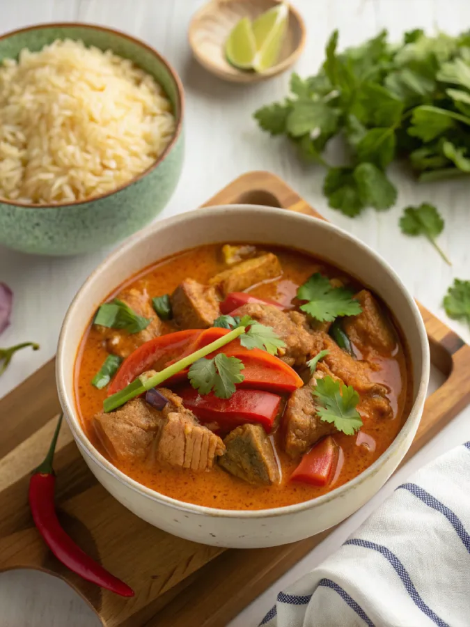Red Thai Curry Recipe - Simple, Flavorful & Full of Heat red thai curry recipe main dish