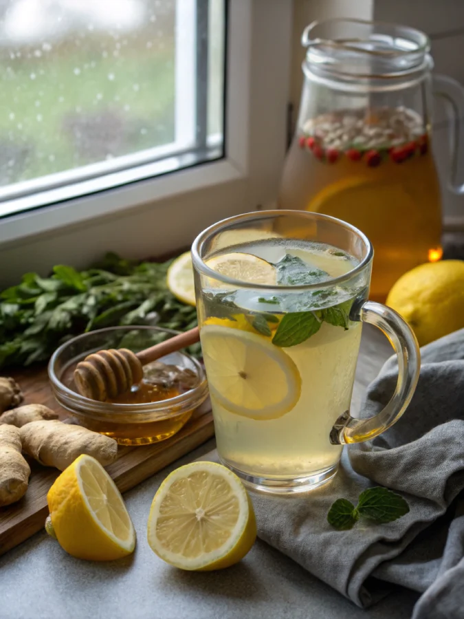 The Best Natural Zepbound Recipe in 2025 Natural zepbound drink served with cucumber, lemon, mint, and ice