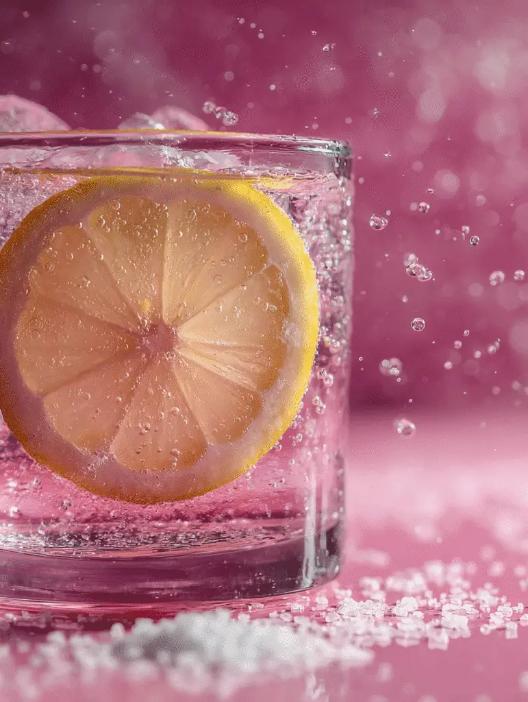Eight Labs pink salt hack with mineral-rich water