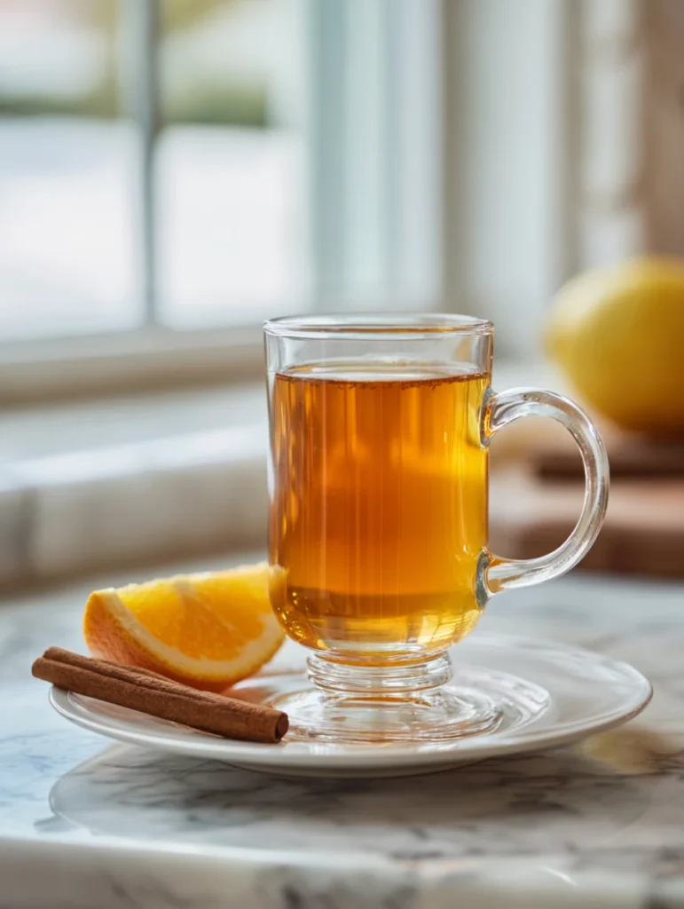 Natural Ozempic Drink Recipe That Curbs Cravings Naturally Natural Ozempic drink recipe with cinnamon and orange slice