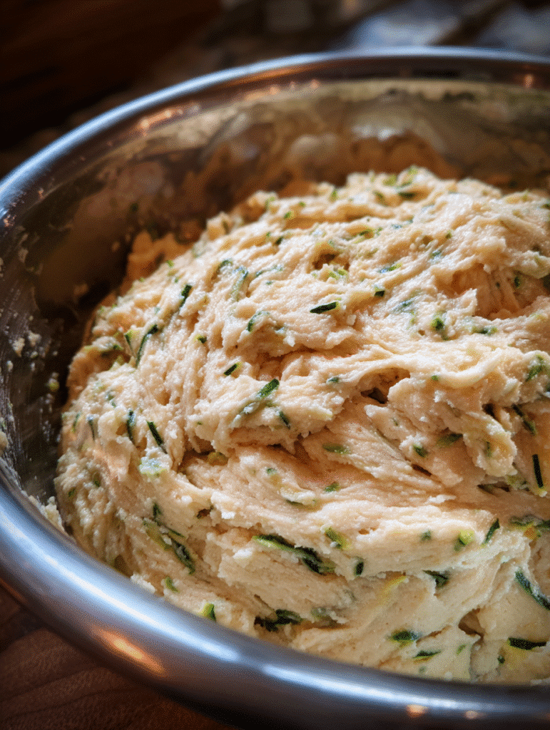 zucchini bread dough