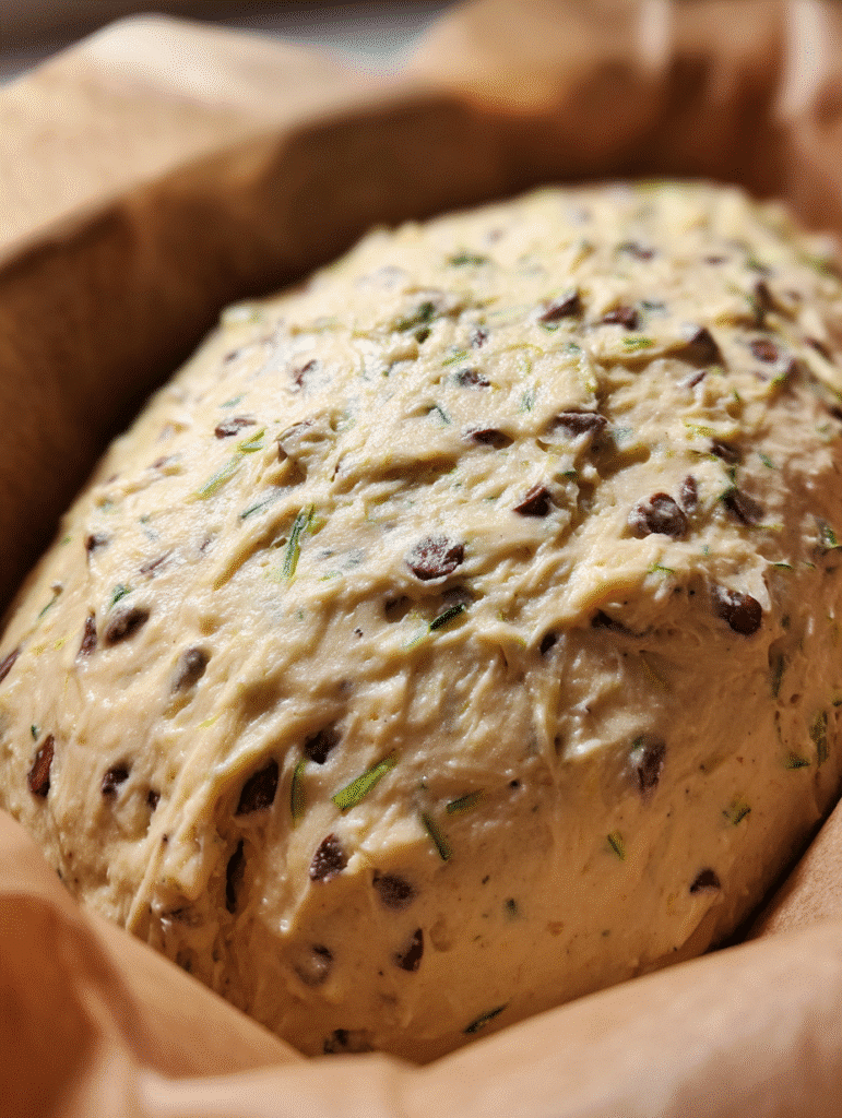 zucchini bread with chocolate chips