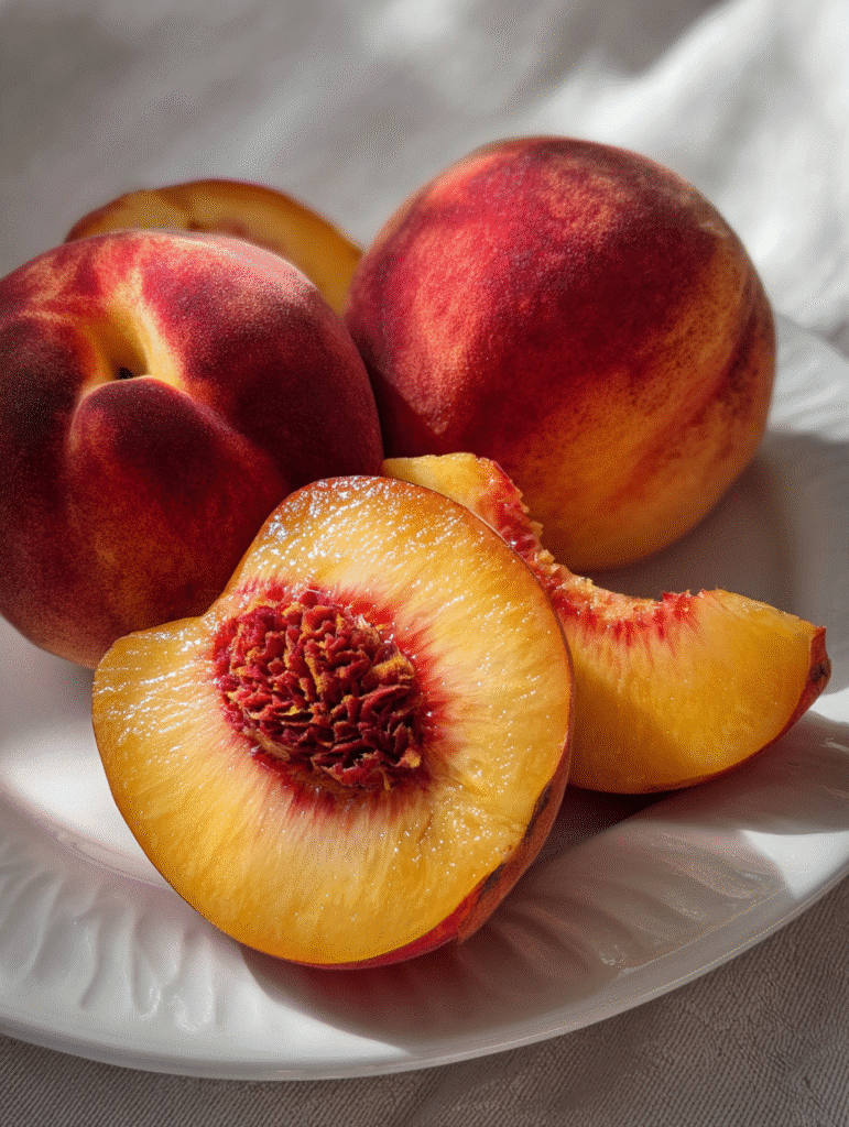 Peach Cobbler Recipe You’ll Want to Make All Summer Long peach slices
