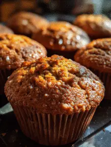 Pumpkin muffins homemade recipe with golden tops fresh from the oven.
