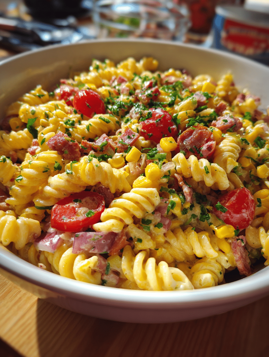 German pasta salad