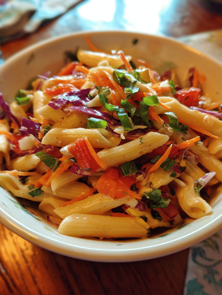 Asian pasta salad