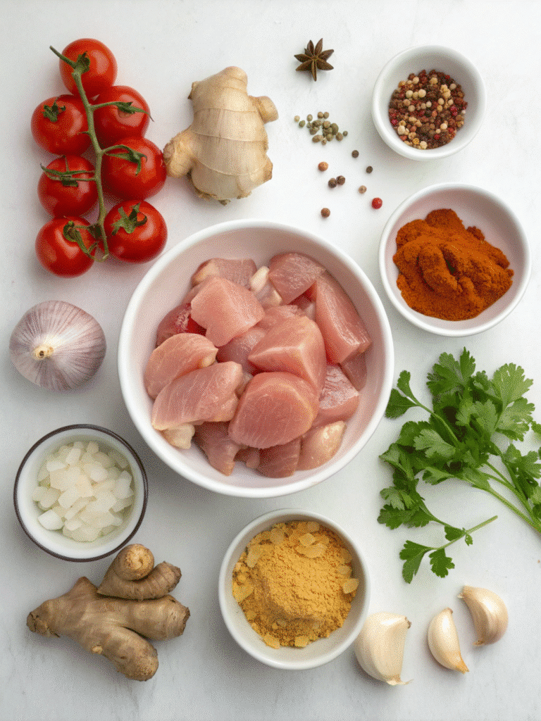 chicken curry ingredients