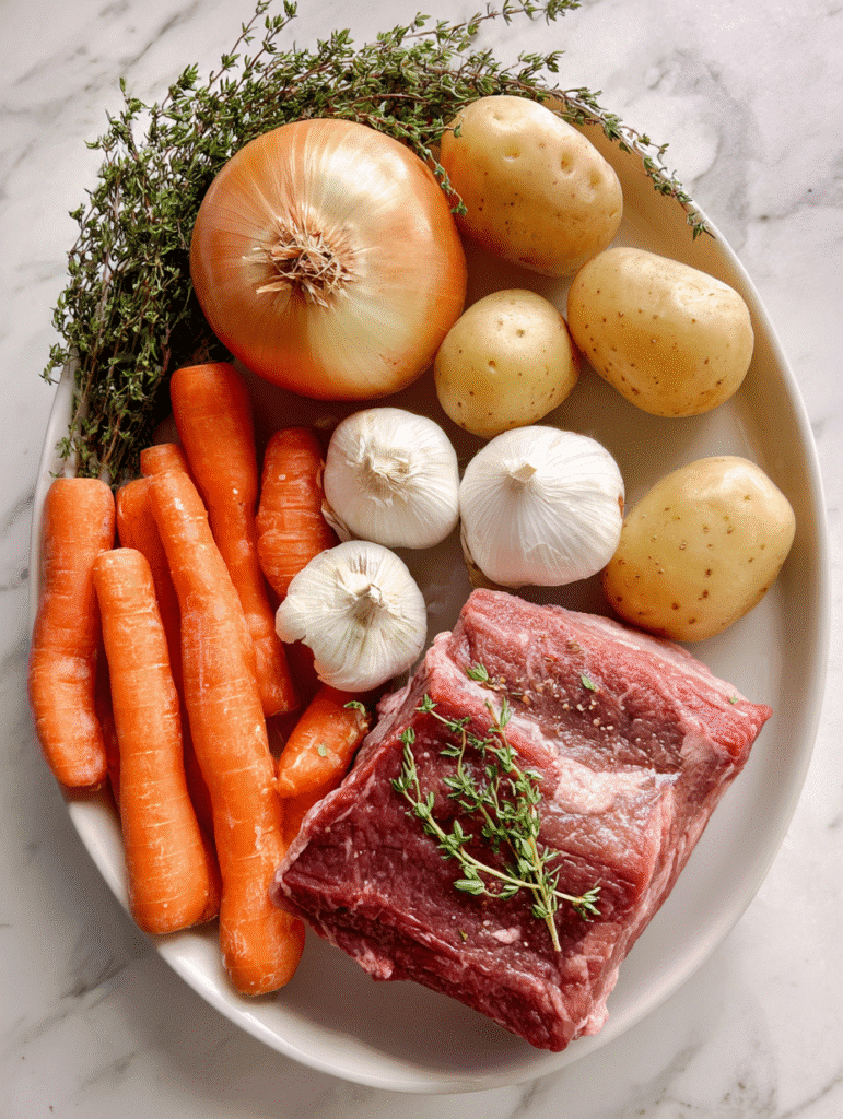 Crock pot beef stew ingredients