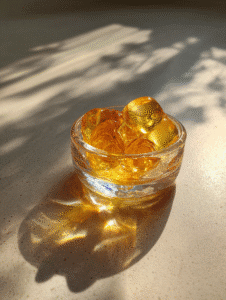 gelatin trick for weight loss bowl in bright kitchen