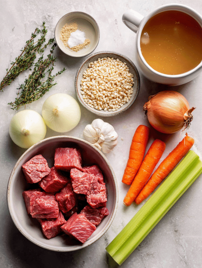 Beef Barley Soup Recipe beef barley soup ingredients