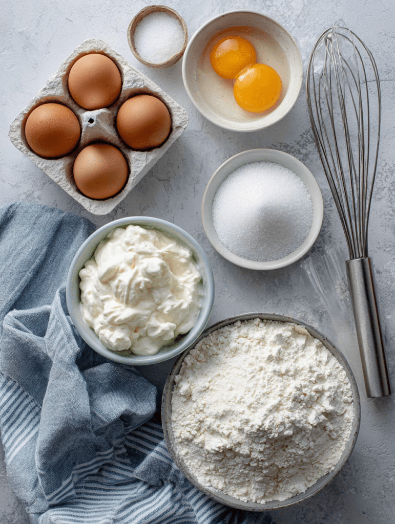 Japanese Yogurt Cheesecake Recipe Ingredients for Japanese yogurt cheesecake recipe