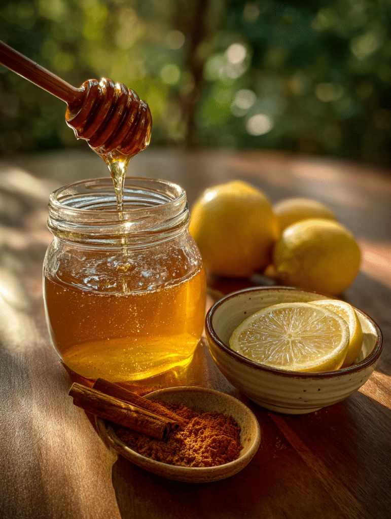 ben carson honey recipe with raw honey cinnamon and lemon