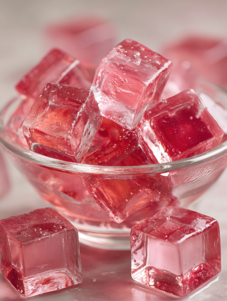 finished dr william li gelatin recipe cubes ready to serve