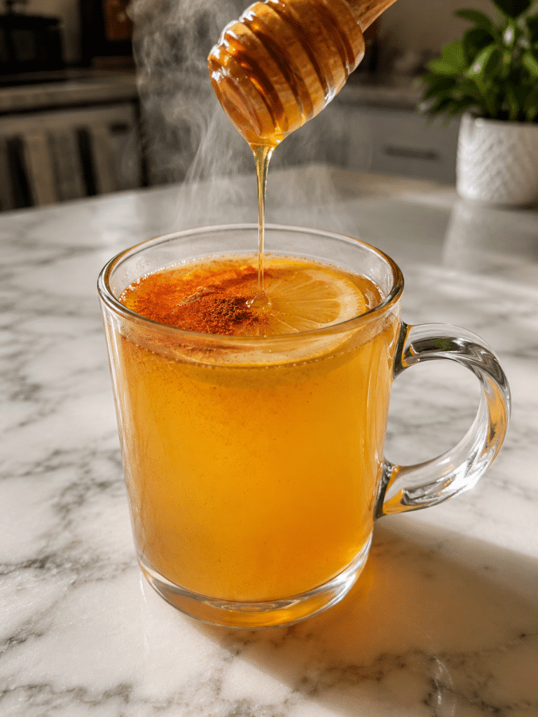 cayenne pepper trick warm wellness drink