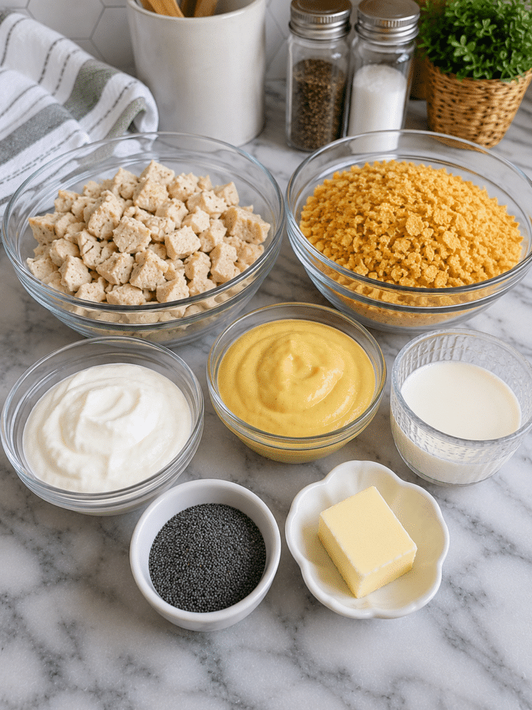 Poppy seed chicken casserole ingredients